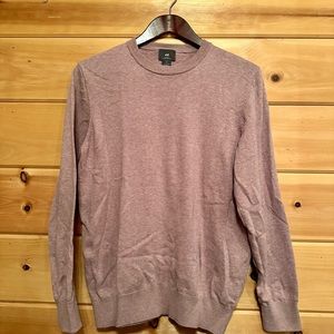 Slim Fit Fine-Knit Cotton Pullover Casual Crewneck Sweater/Sweatshirt - Large